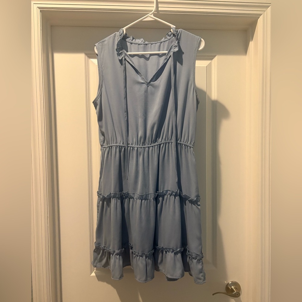 Cupshe Light Blue Sleeveless Dress